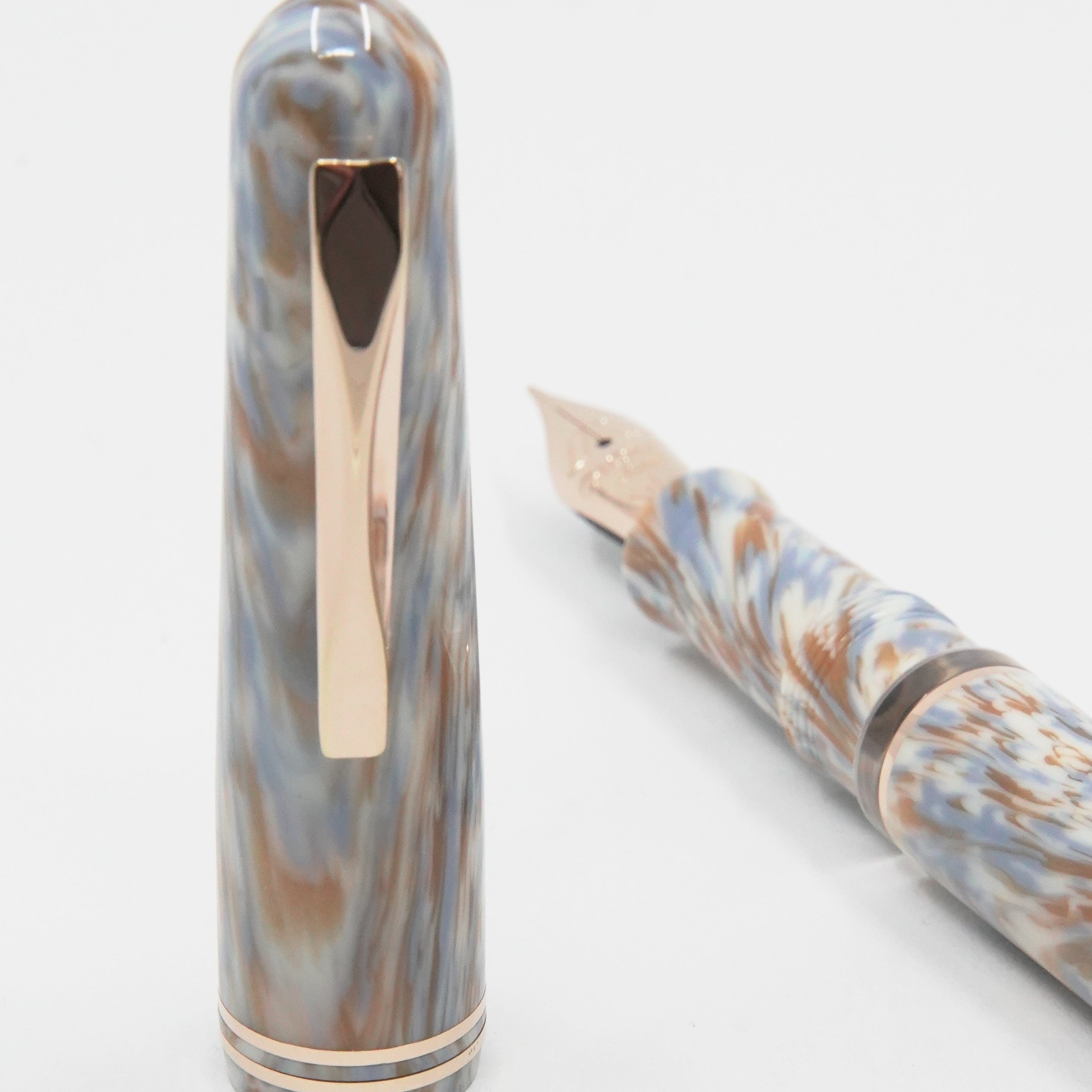 Gioia | Metis | Fountain Pen | Cappuccino | Rose Gold Trims