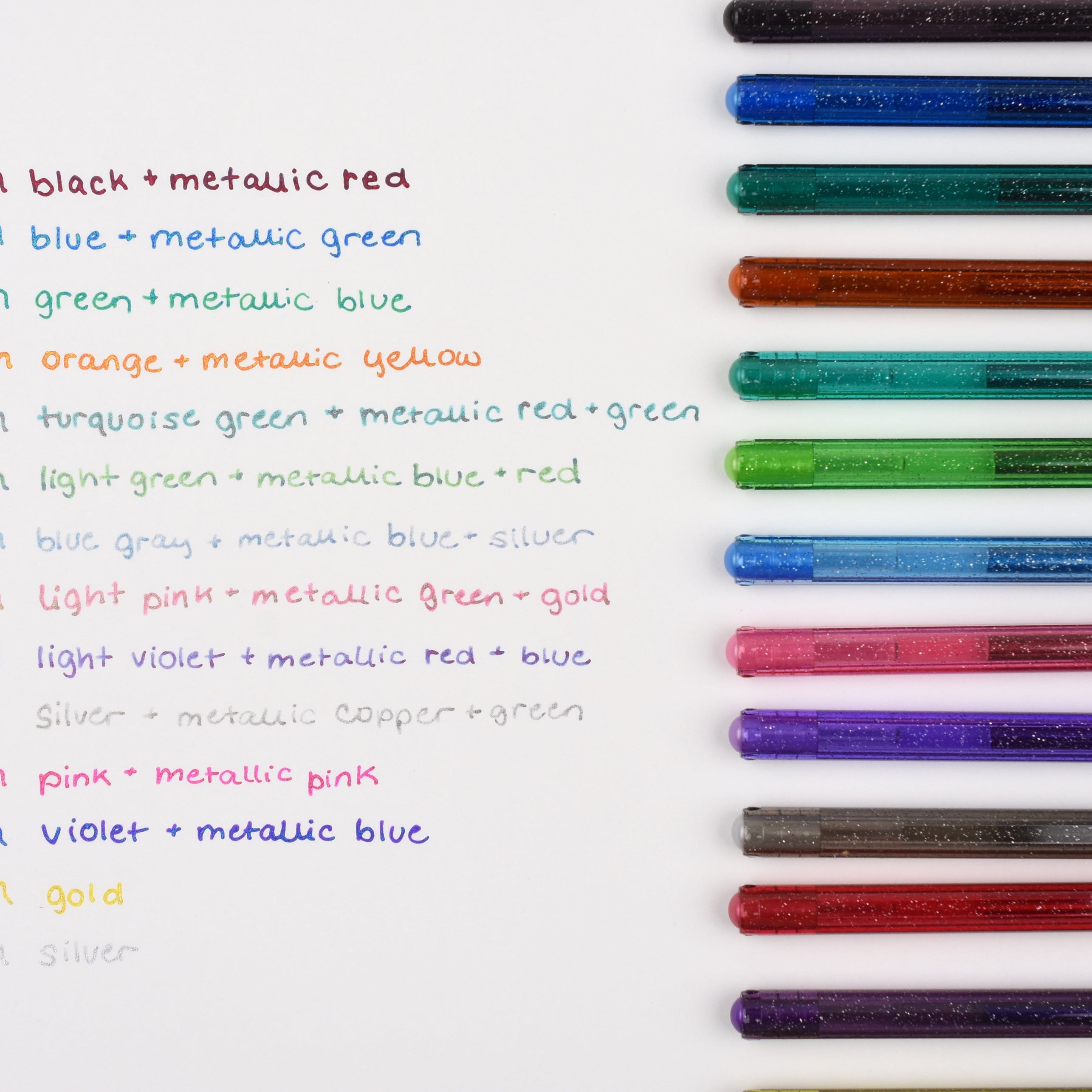 Pentel | Gel Pens | 1.0mm | Dual Metallic Pens