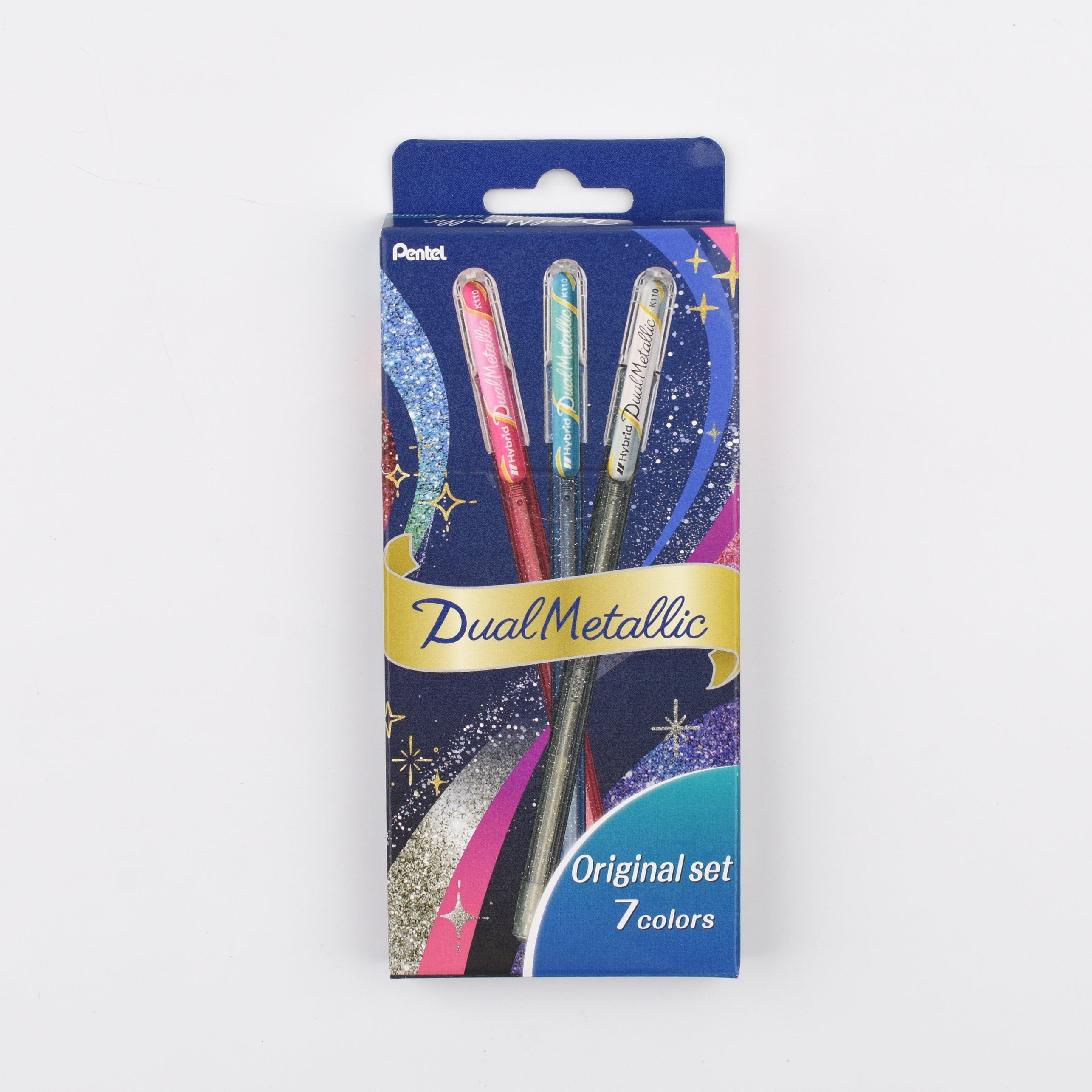 Pentel | Gel Pens | 1.0mm | Dual Metallic Pens | Originals | Set of 7