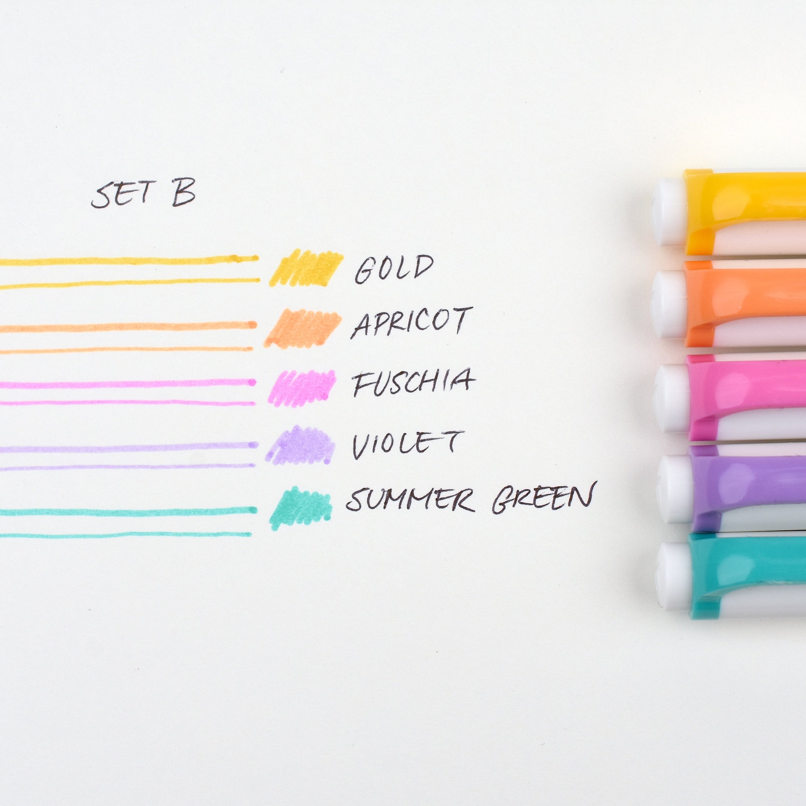 Zebra | Highlighter | Mildliner Fine | Limited Edition | 5 Color Set | WYT9-5C