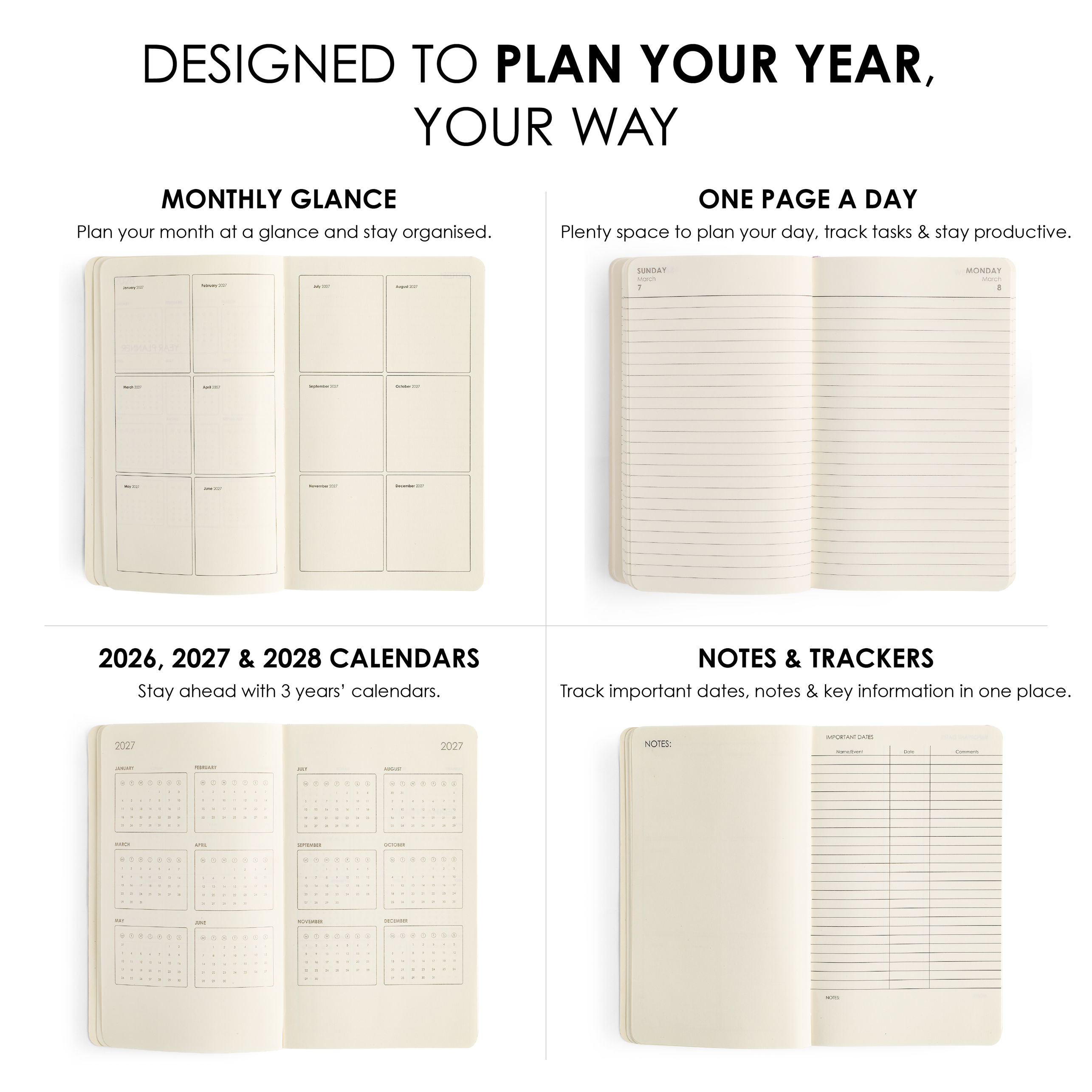 mypaperclip daily planner 2027 