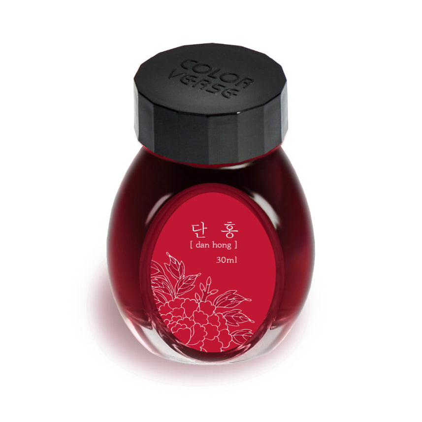 Colorverse Minhwa Series Dan Hong Fountain Pen Ink – 30ml