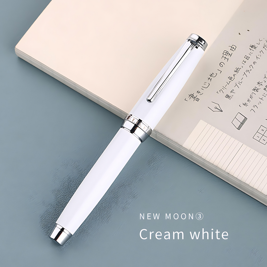 Delike | Fountain Pen | Crescent Moon 3 | Cream White
