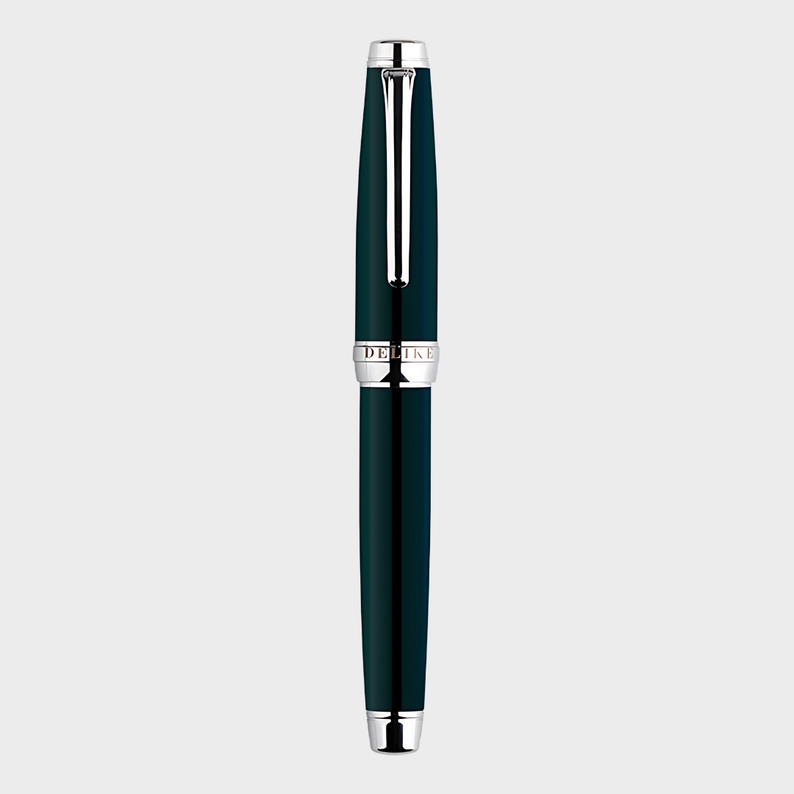 Delike | Fountain Pen | Crescent Moon 3 | Dark Jade Green