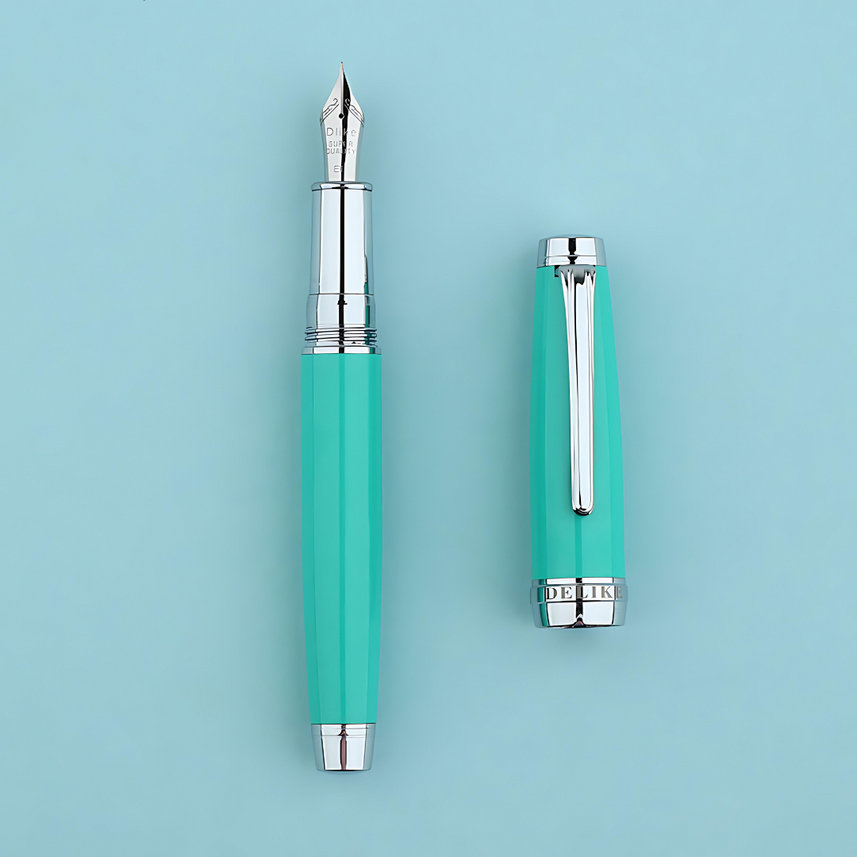 Delike | Fountain Pen | Crescent Moon 3 | Tiffuny Blue