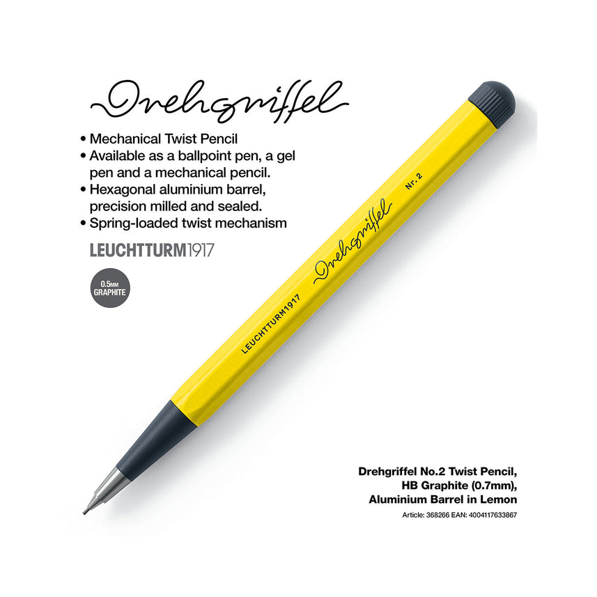 LEUCHTTURM1917 Drehgriffel Nr.2 Pencil - Lemon Yellow