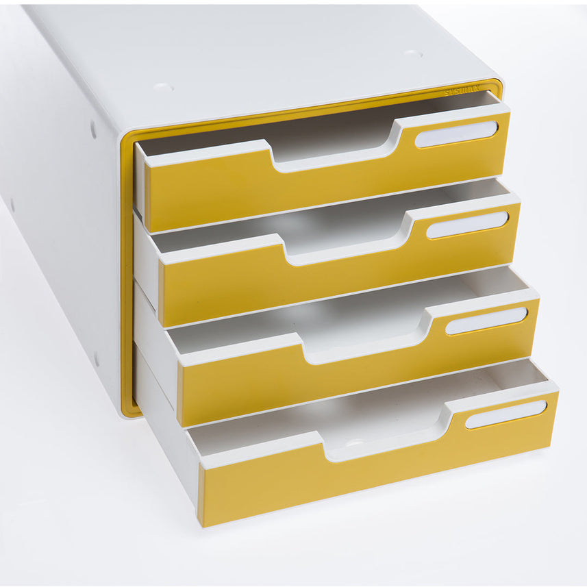 Sysmax | File Cabinet | 4 Drawers | Wine Red|Deluxe Color | For Office School  & Hospital