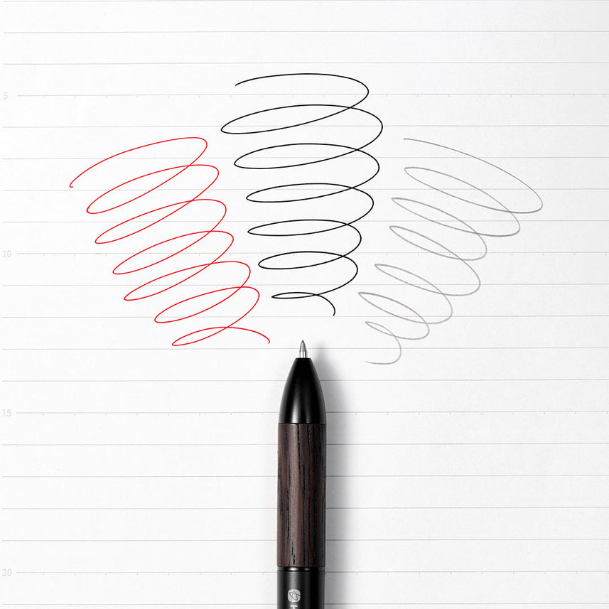 Easy 3 in 1 Metal/Wooden Multifunctional Pen