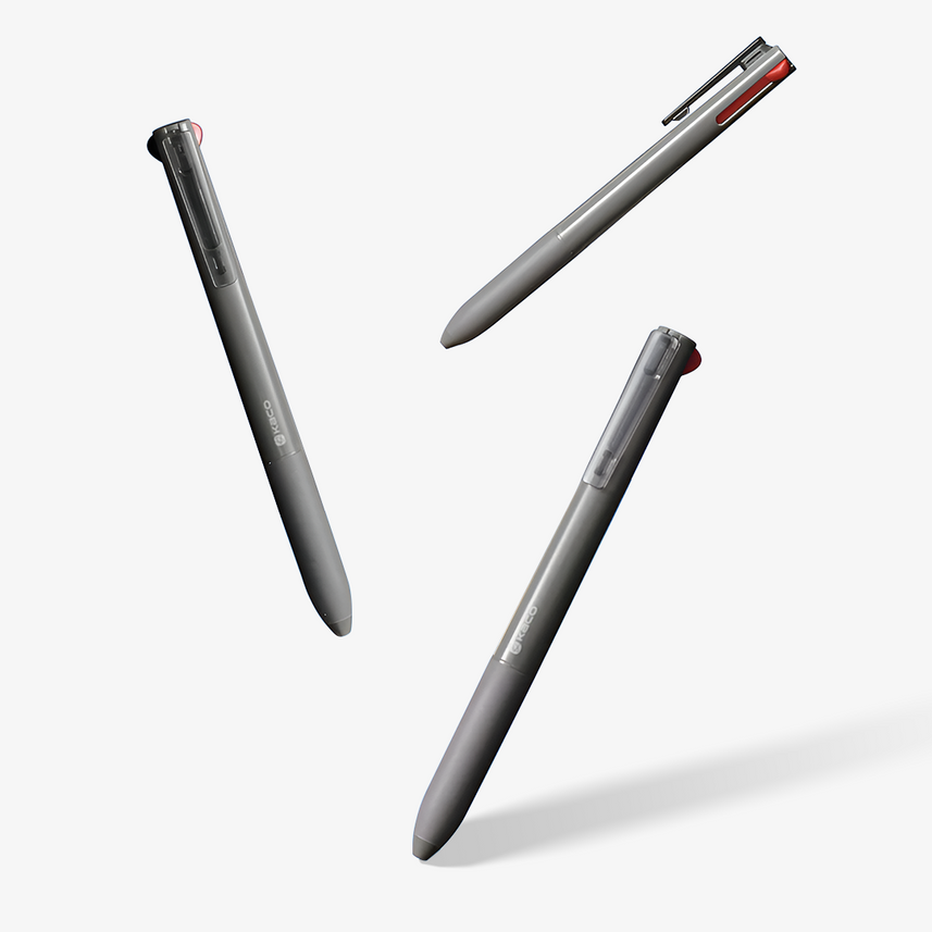 Easy 3 in 1 Multifunction Pen(Black/Red)