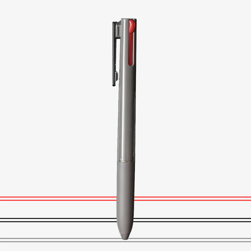 Easy 3 in 1 Multifunction Pen(Black/Red)