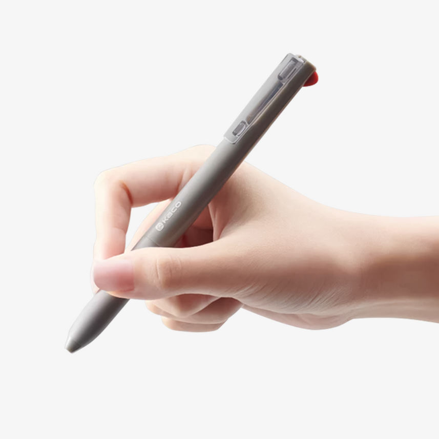 Easy 3 in 1 Multifunction Pen(Black/Red)