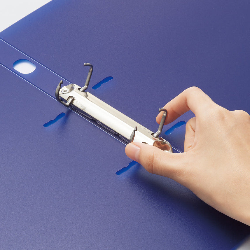 CUBE FIZZ Ring File <Twist Ring Smart Slim> A4 Vertical Back Width 27mm