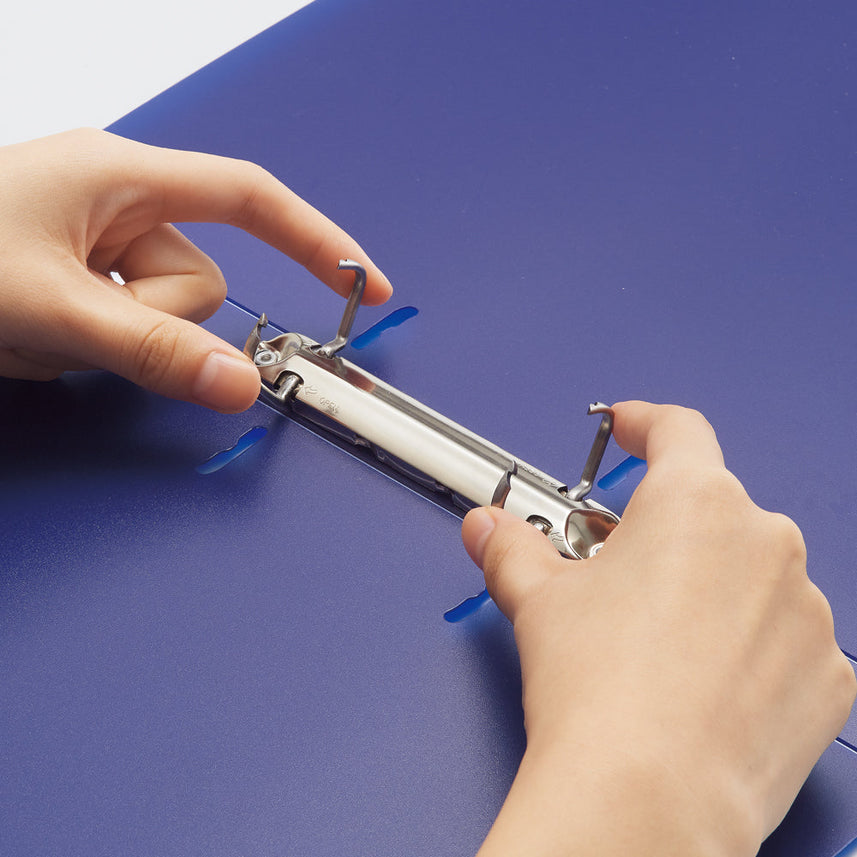 CUBE FIZZ Ring File <Twist Ring Smart Slim> A4 Vertical Back Width 27mm