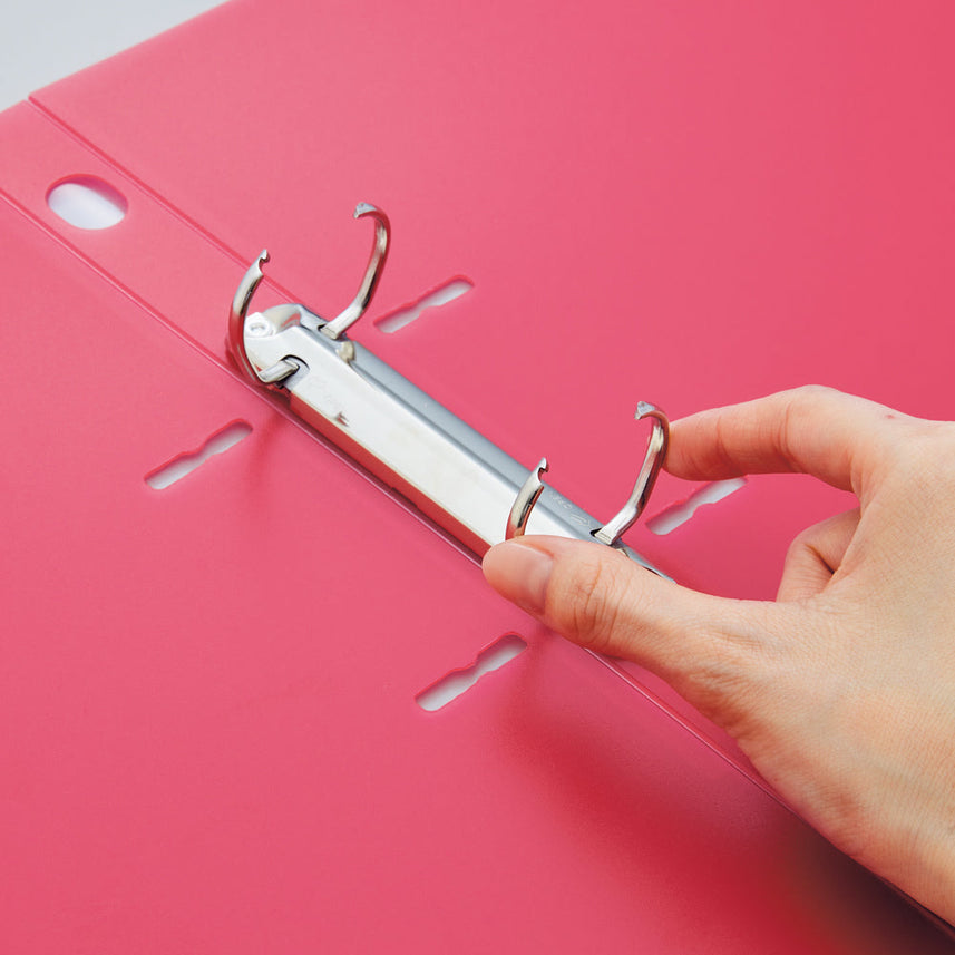 CUBE FIZZ Ring File <Twist Ring Smart Slim> A4 Vertical Back Width 31mm