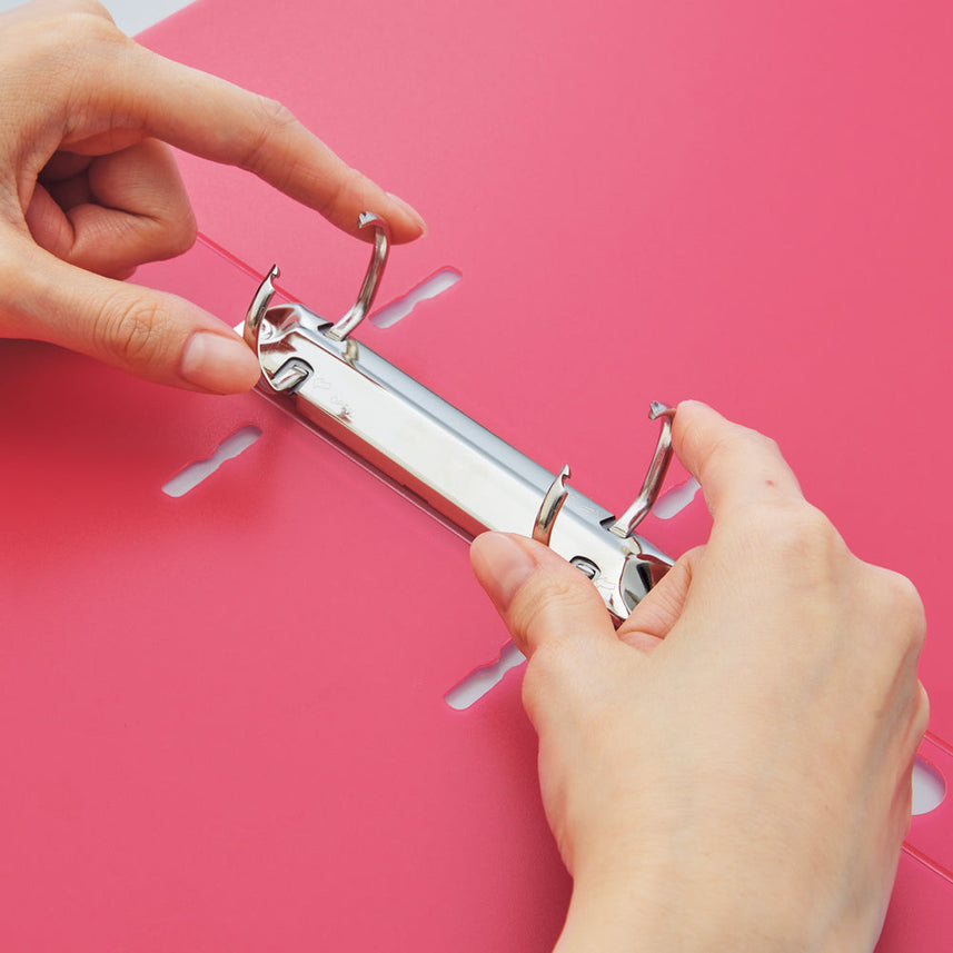 CUBE FIZZ Ring File <Twist Ring Smart Slim> A4 Vertical Back Width 31mm