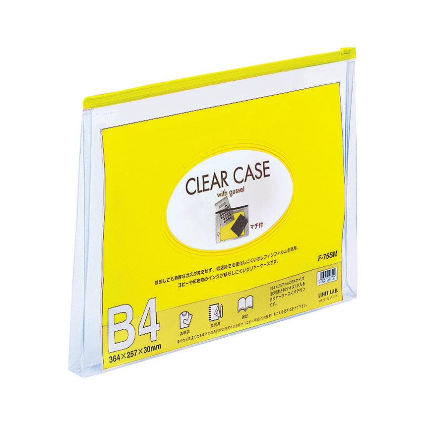 Clear case (with gusset) B4