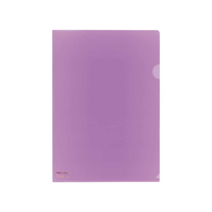 [Set of 5] Color clear folder A4