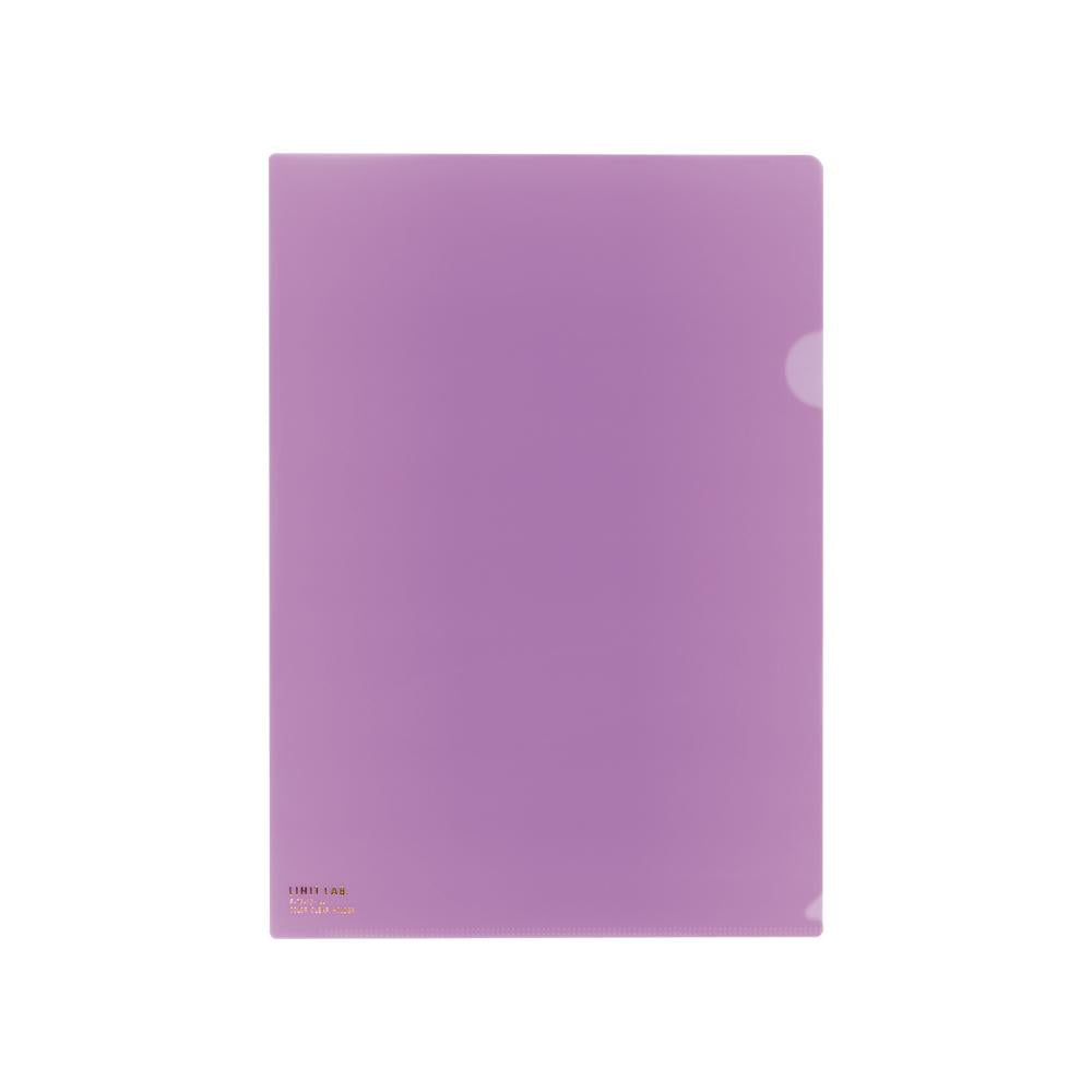[Set of 5] Color clear folder A4