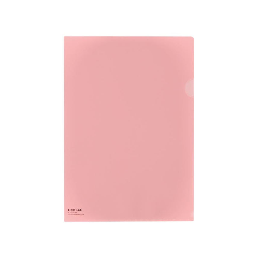 [Set of 5] Color clear folder A4
