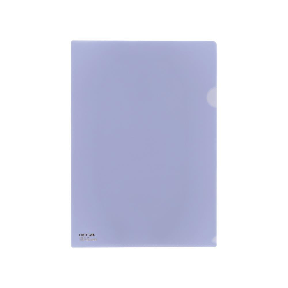 [Set of 5] Color clear folder A4