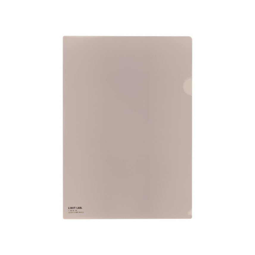 [Set of 5] Color clear folder A4