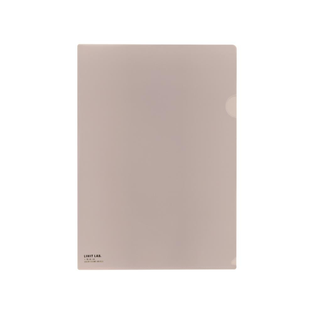 [Set of 5] Color clear folder A4