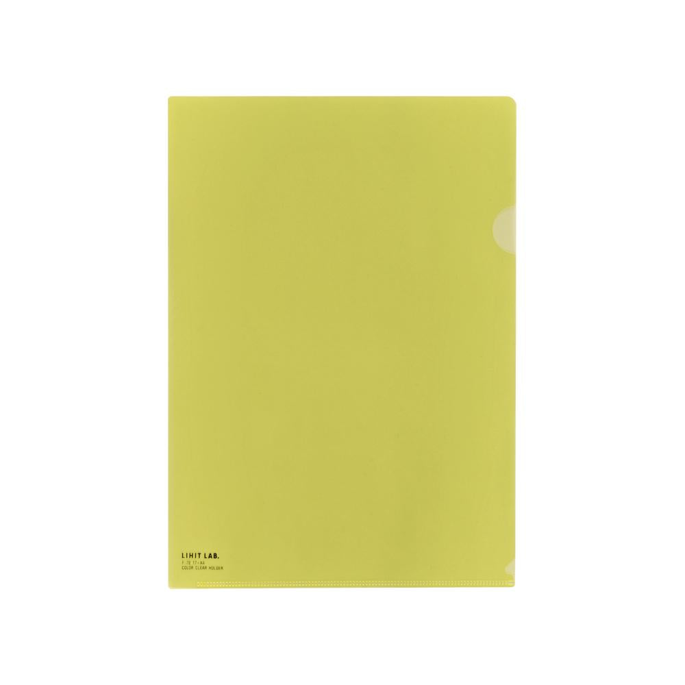 [Set of 5] Color clear folder A4