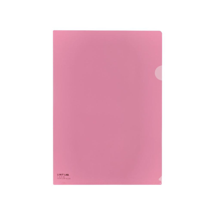 [Set of 5] Color clear folder A4