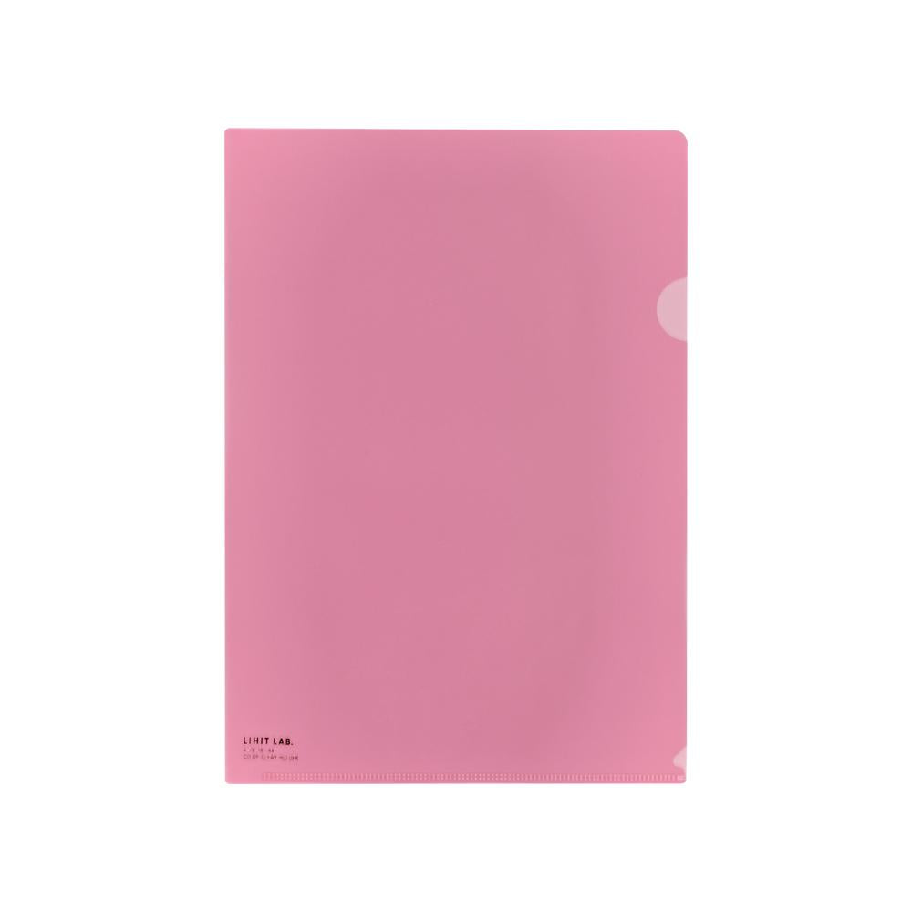 [Set of 5] Color clear folder A4