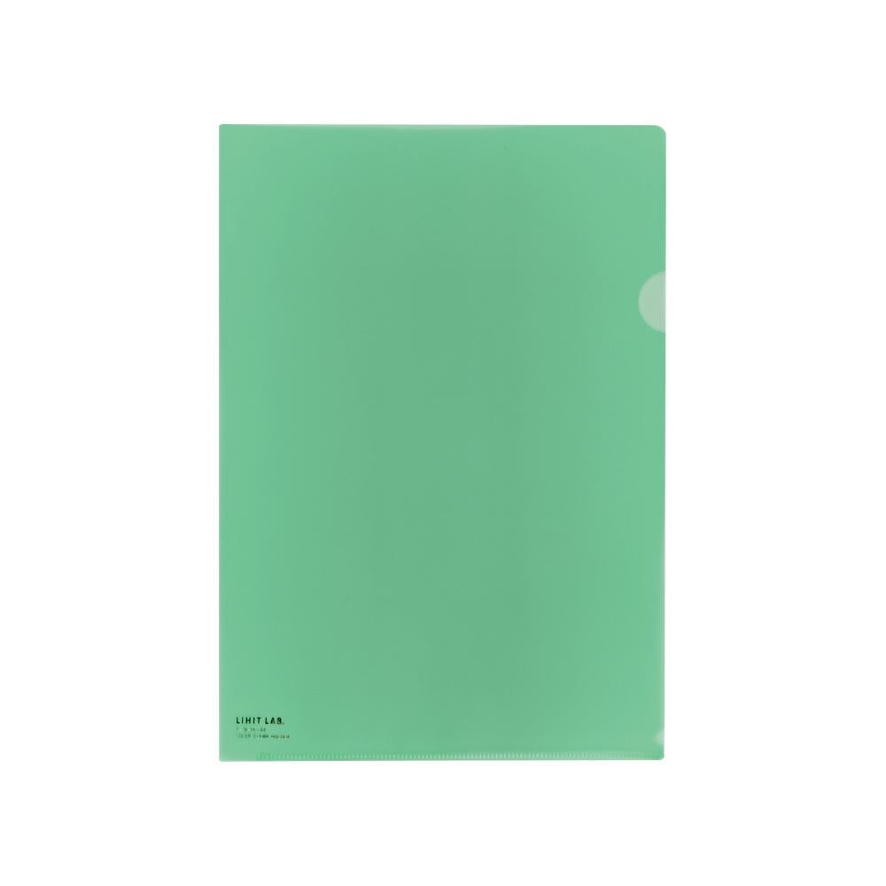 [Set of 5] Color clear folder A4