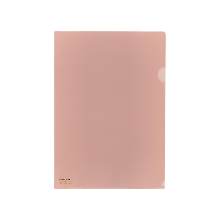 [Set of 5] Color clear folder A4