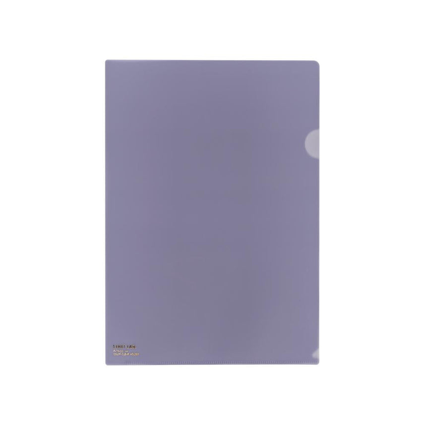 [Set of 5] Color clear folder A4