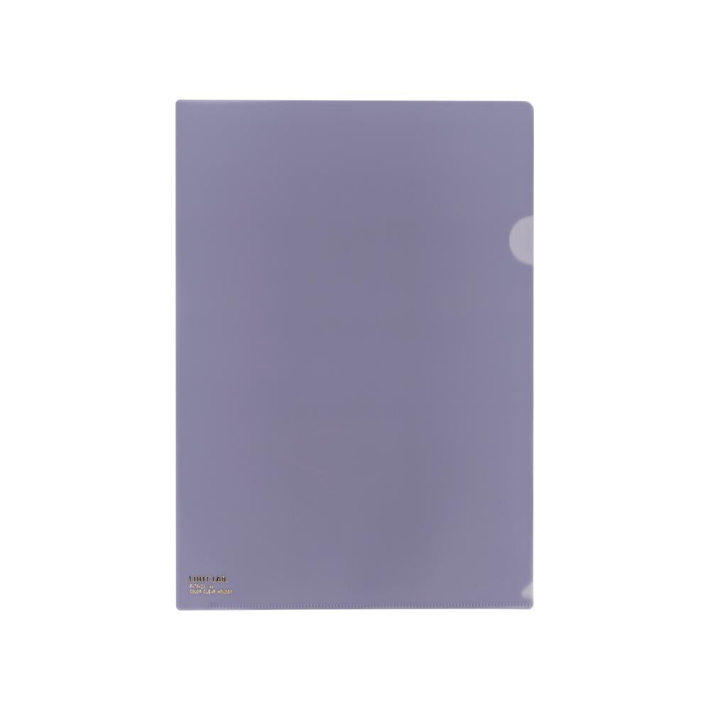[Set of 5] Color clear folder A4