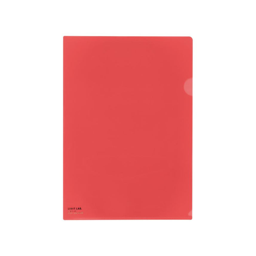 [Set of 5] Color clear folder A4
