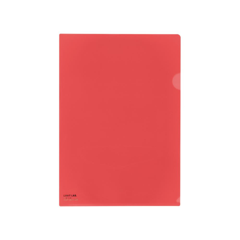 [Set of 5] Color clear folder A4