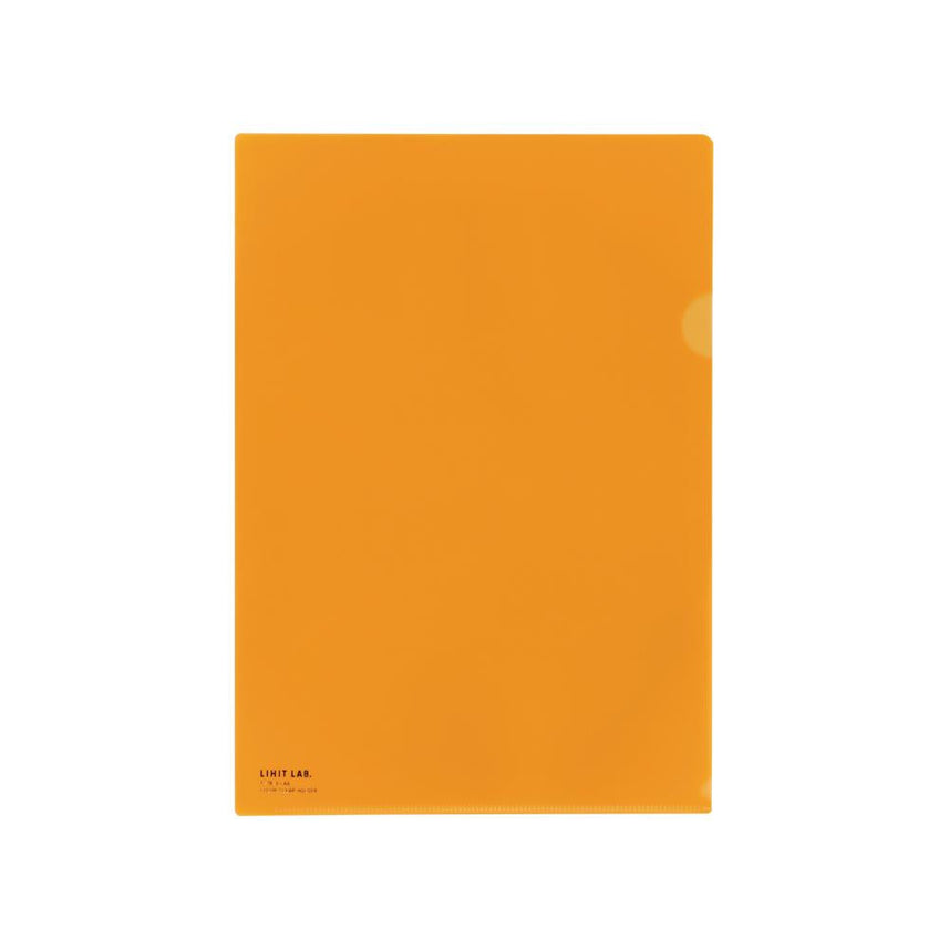 [Set of 5] Color clear folder A4