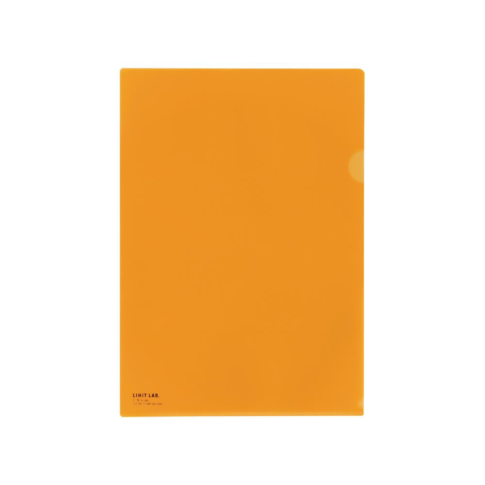 [Set of 5] Color clear folder A4
