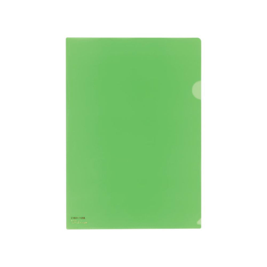 [Set of 5] Color clear folder A4