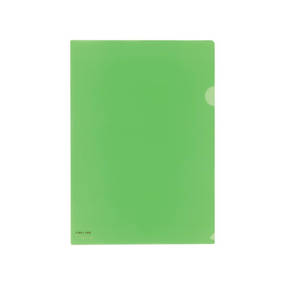 [Set of 5] Color clear folder A4