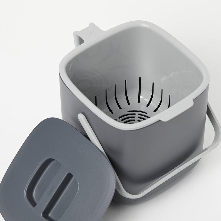 Litem | Multi Utility Waste Bin | Dark Grey | For Office Home & Kitchen