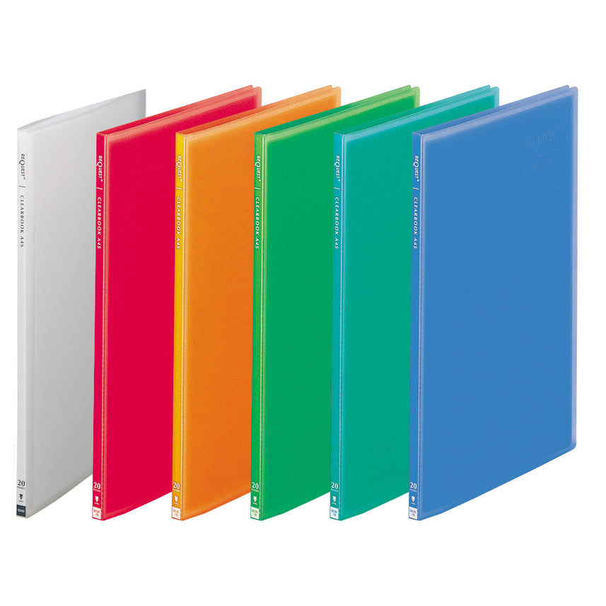 Request Transparent Clear Book A4 Vertical 20P