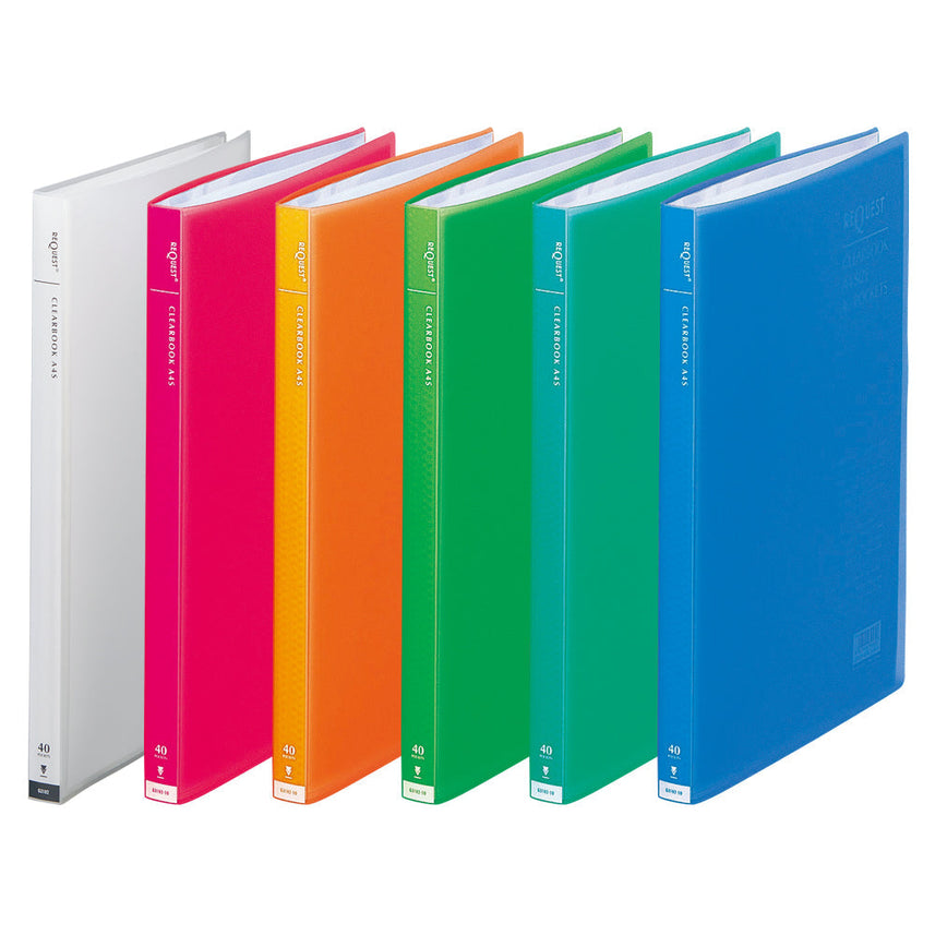 Request Transparent Clear Book A4 Vertical 40P