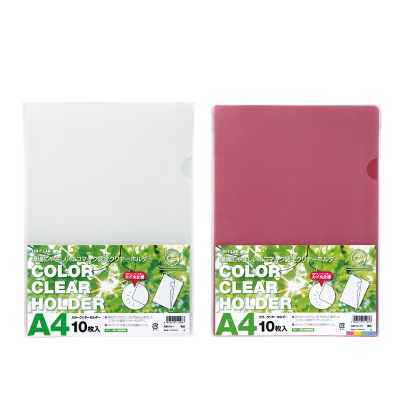 [Set of 10] Request Clear Folder <10-Pack> A4