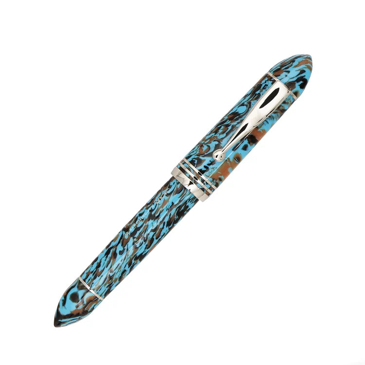 GIOIA Capodimonte Kawari Fountain Pen – Silver Trim