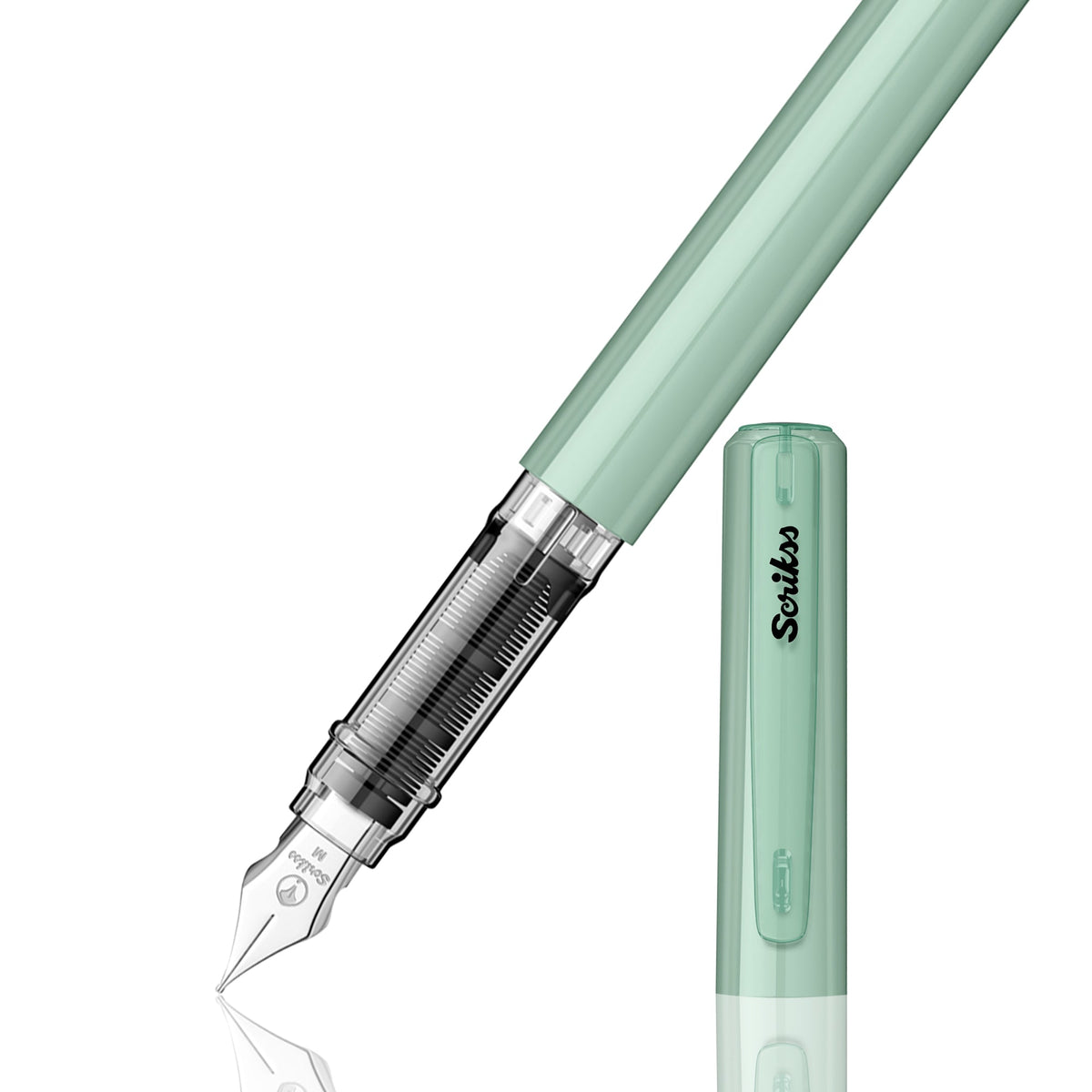 Scrikss Primeo Medium Nib Fountain Pen - Mint