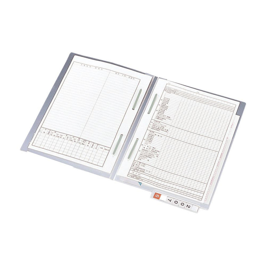 Medical record folder with double zipper
