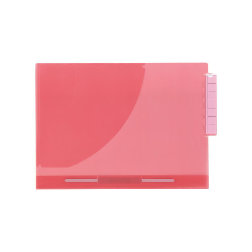Color chart folder with zipper