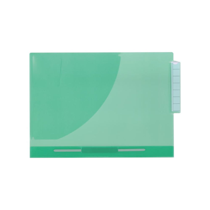 Color chart folder with zipper