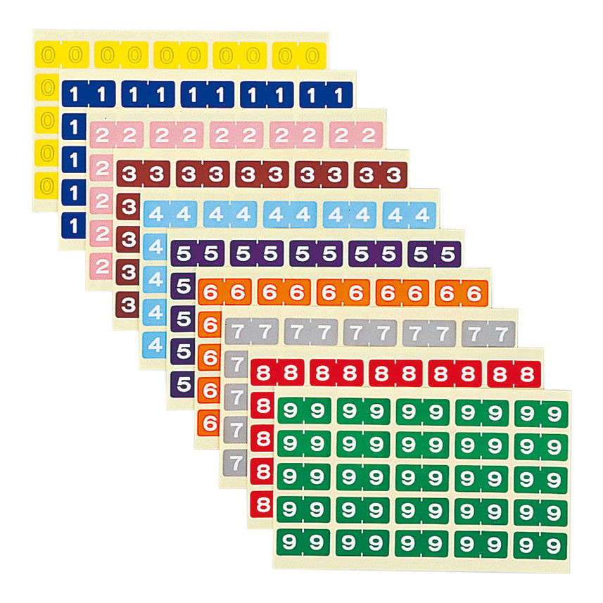 Color number label M (250 pieces)