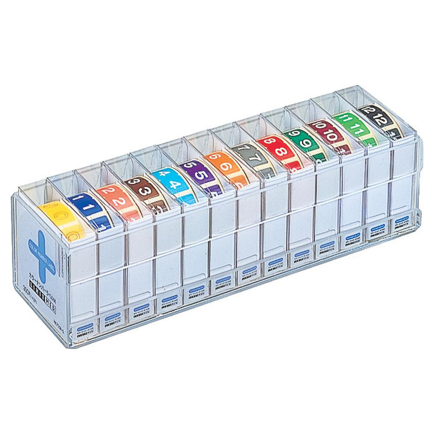 Color month label M (roll type)